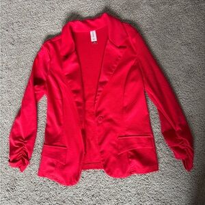 Women's Red Blazer